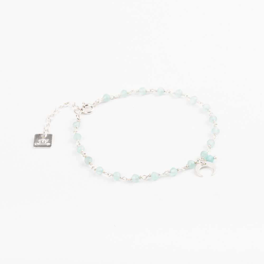 Bracelet - Douceur - Lune - Amazonite - Argent - ESSENTIELS