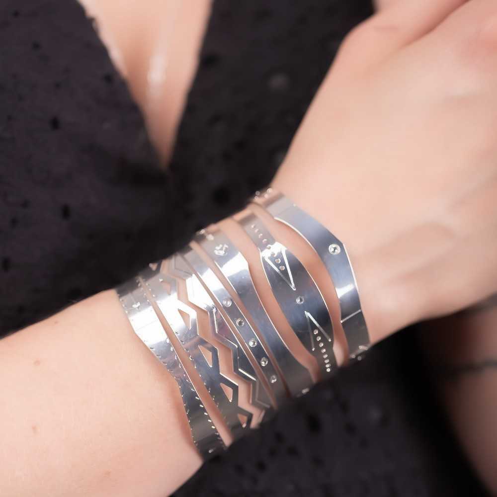 Bracelet  - Jonc semainier - Plaqué argent - NUANCE BY TDF