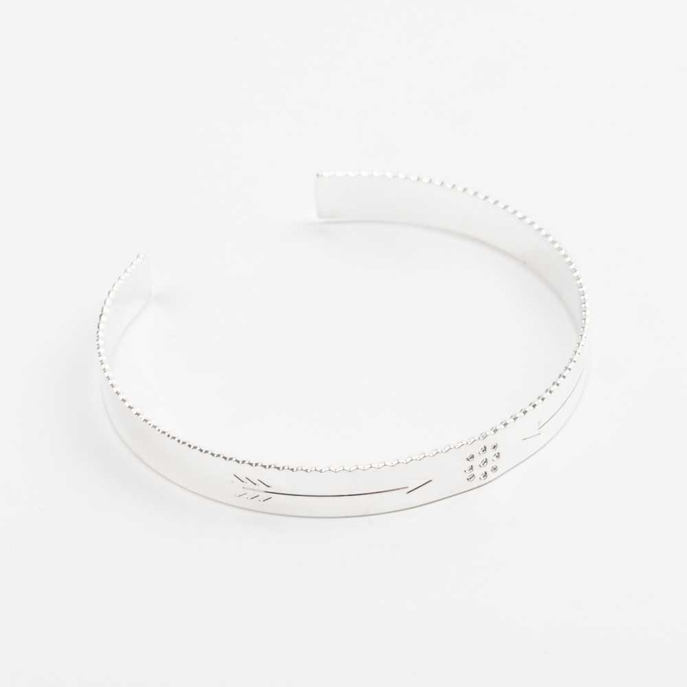 Bracelet - Jonc - Dentelle - Plaqué argent - CAPSULE