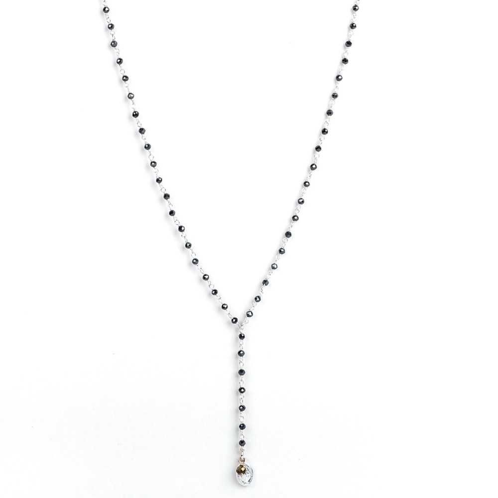 Collier - Finesse - Hématite - Madone - Argent - ESSENTIELS