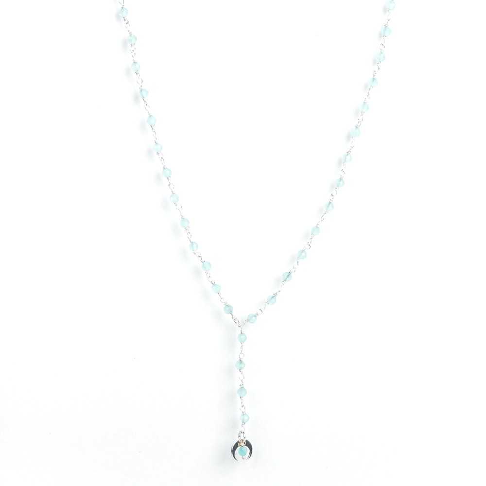 Collier - Douceur - Lune - Amazonite - Argent - ESSENTIELS