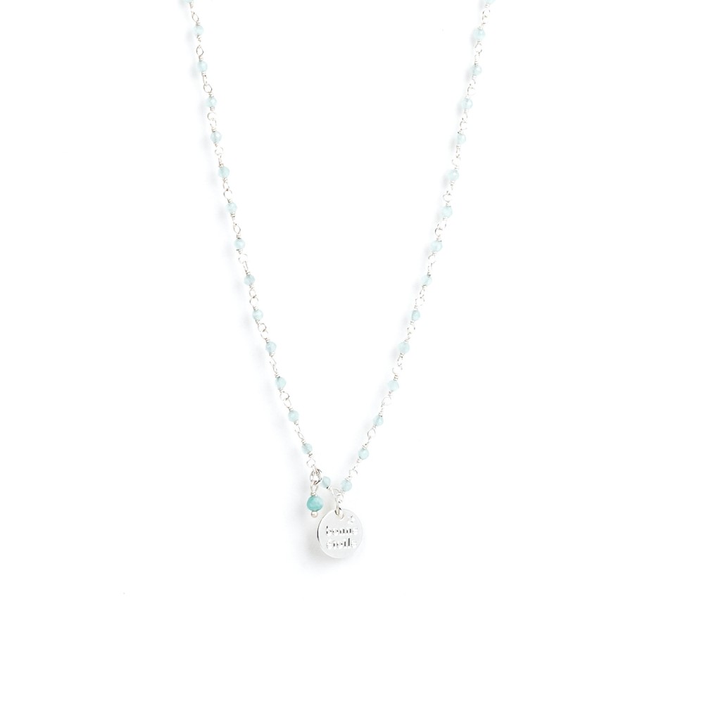 Collier - Finesse - Bonne étoile - Amazonite - Argent - ESSENTIELS