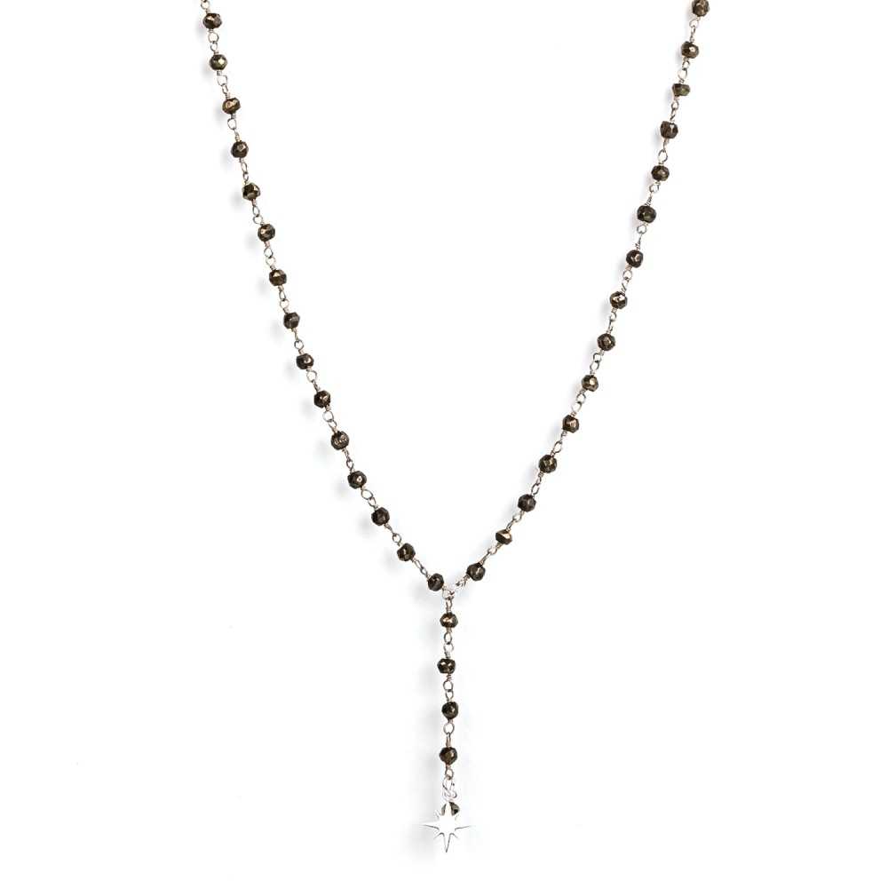 Collier - Douceur - Étoile du Nord - Pyrite - Argent - ESSENTIELS