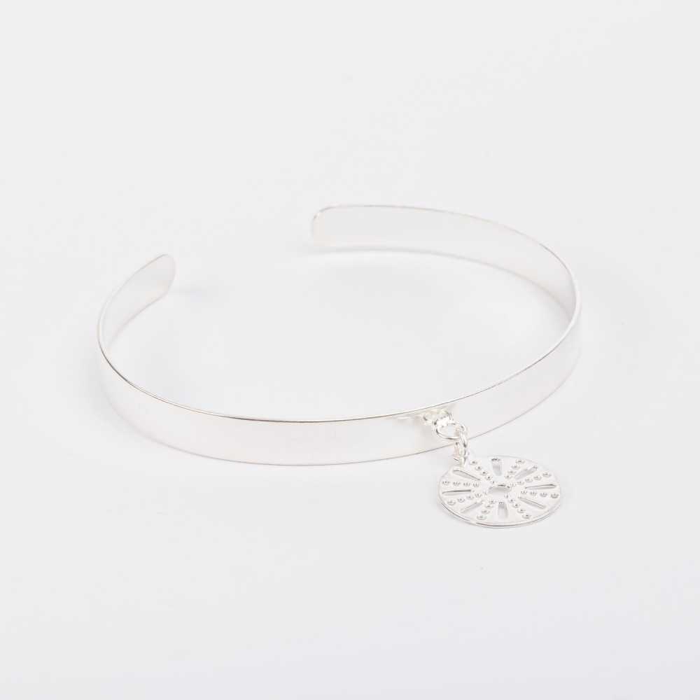 Bracelet - Jonc - Breloque - Plaqué argent - CHLOÉ