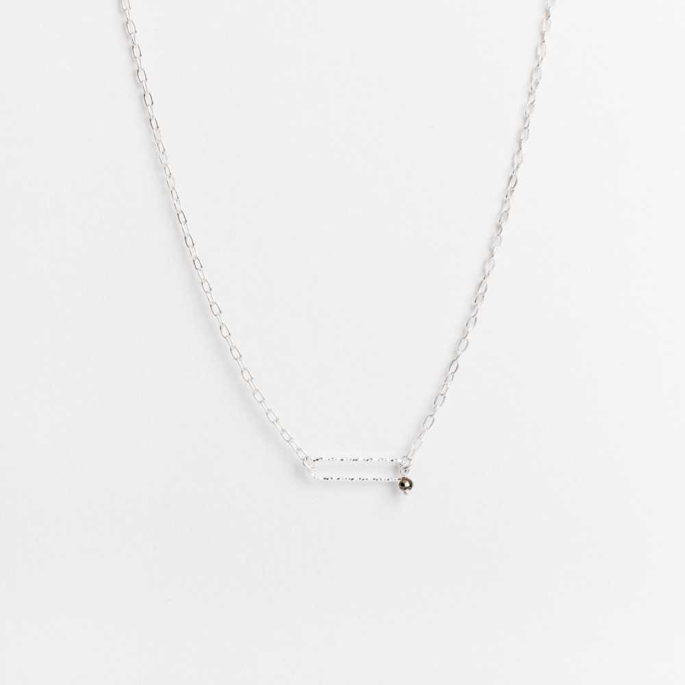 Collier - Maillon - Pyrite - Argent - LILY