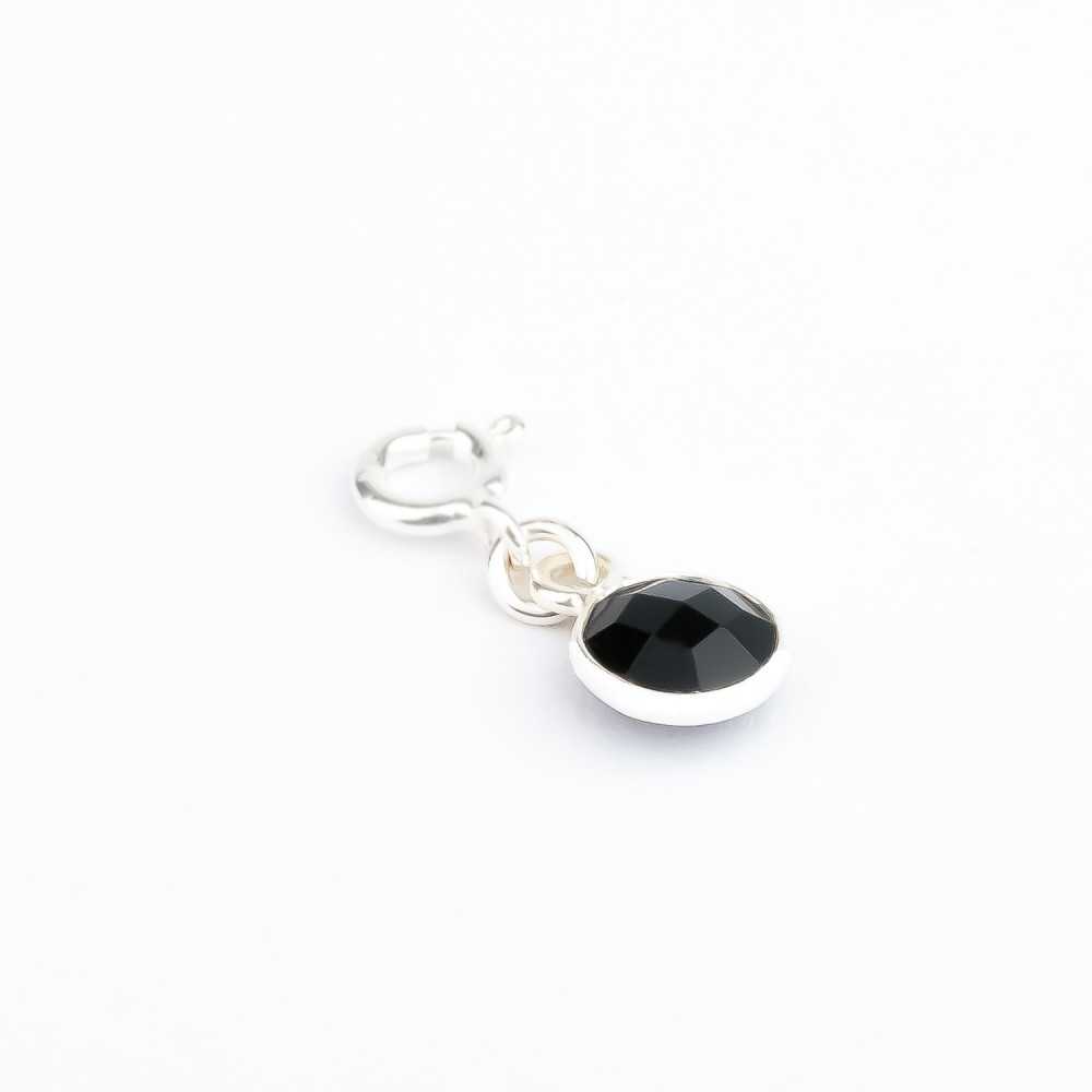 Charm - Interchangeable - Onyx - Argent - MIA