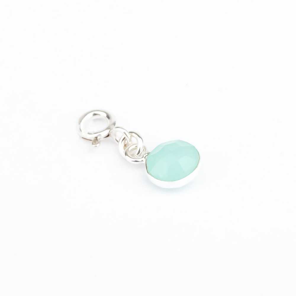 Charm - Interchangeable - Amazonite - Argent - MIA