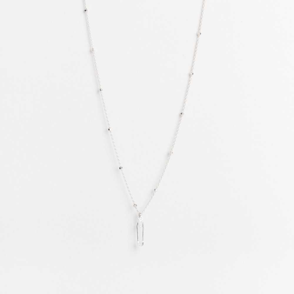 Collier - Chaîne - Épingle à nourrice - Argent - VALENTINE